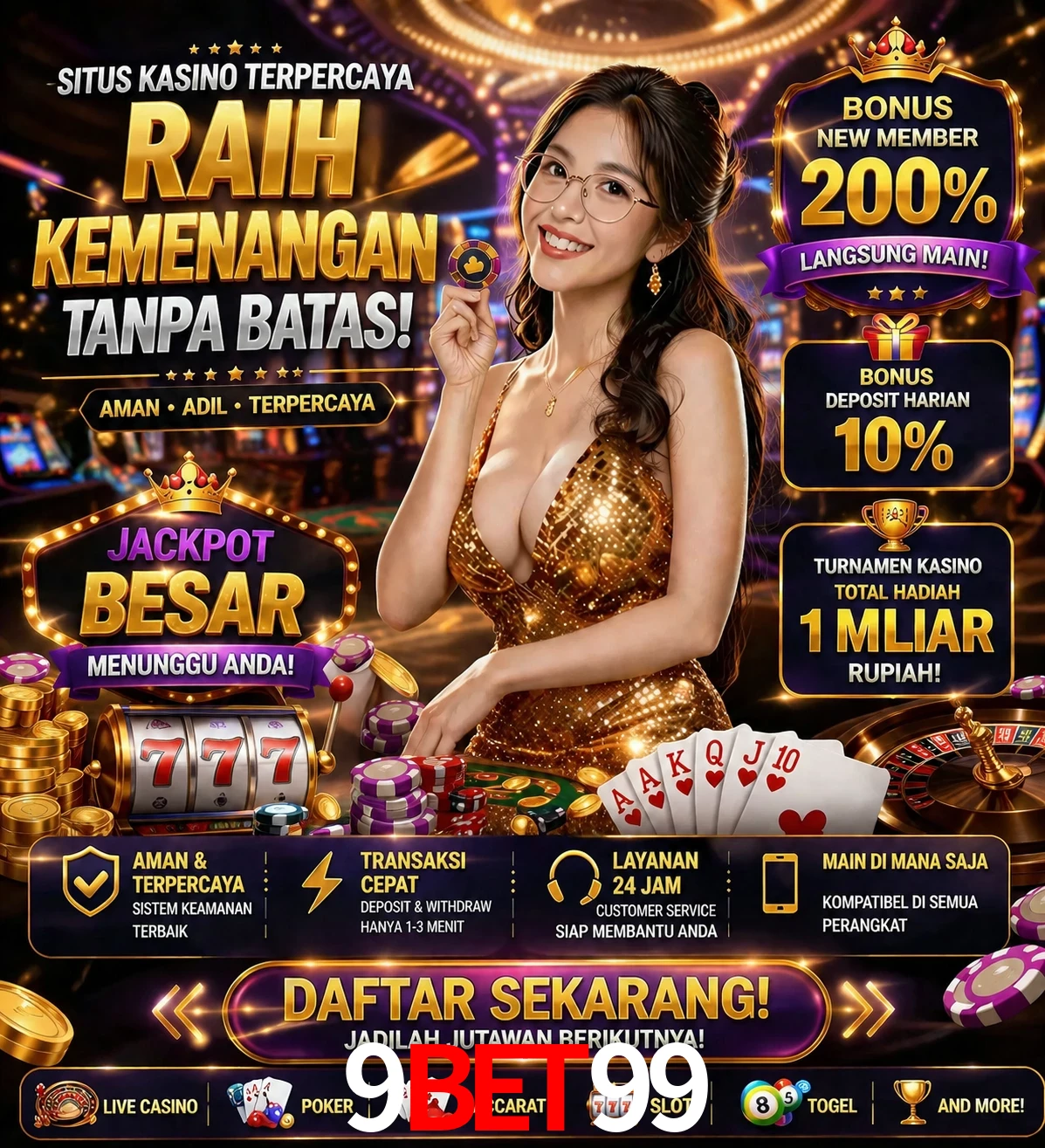 Roleta e blackjack 9bet99