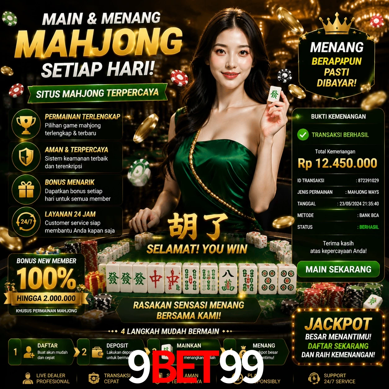Ganhar e sacar na 9bet99